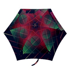 Fractal Artwork Abstract Background Mini Folding Umbrellas by Sudhe