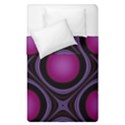 Abstract Background Design Purple Duvet Cover Double Side (Single Size) View2