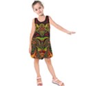 Fractal Art Artwork Design Art Pattern Kids  Sleeveless Dress View1