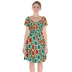 Zappwaits Short Sleeve Bardot Dress by zappwaits