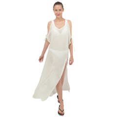 Sweet Cream Maxi Chiffon Cover Up Dress by blkstudio