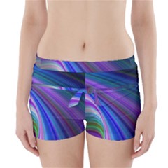 Background Abstract Curves Boyleg Bikini Wrap Bottoms by Bajindul