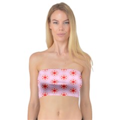 Texture Star Backgrounds Pink Bandeau Top by HermanTelo