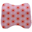 Texture Star Backgrounds Pink Velour Head Support Cushion View1