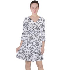 Pattern Design Pretty Cool Art Ruffle Dress by Wegoenart