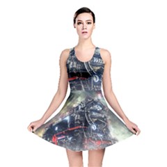 Steam Locomotive Br 99 Historically Reversible Skater Dress by Wegoenart