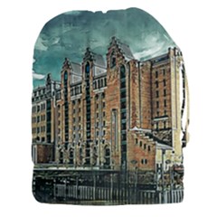 Architecture City Building Travel Drawstring Pouch (xxxl) by Wegoenart