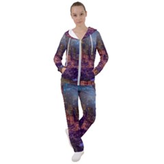 City Lights Skyline Buildings Women s Tracksuit by Wegoenart