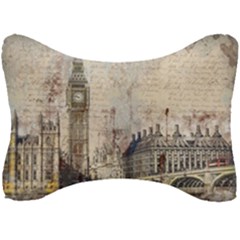 London Westminster Bridge Building Seat Head Rest Cushion by Wegoenart