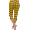 Sensational Stars On Incredible Yellow Capri Yoga Leggings View4