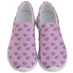 Zodiac Bat Pink Men s Lightweight Slip Ons by snowwhitegirl