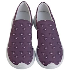 Zodiac Bat Pink Grey Women s Lightweight Slip Ons by snowwhitegirl