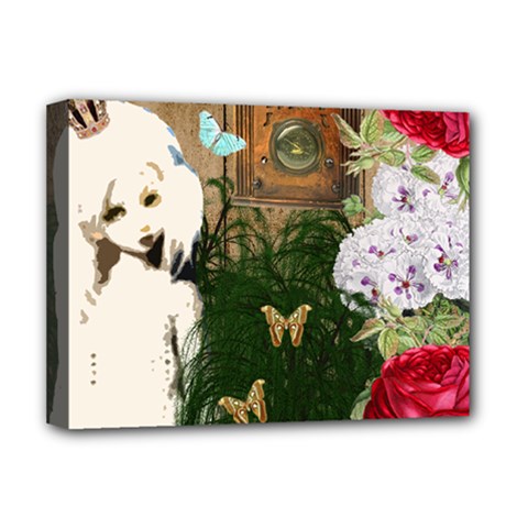 Vintage Llorona Collage Deluxe Canvas 16  X 12  (stretched)  by snowwhitegirl