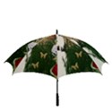 Vintage Llorona Collage Golf Umbrellas View3