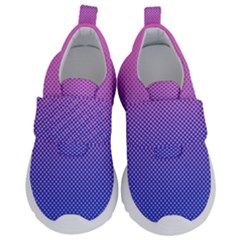 Dot Background Pattern Halftone Kids  Velcro No Lace Shoes by Bajindul