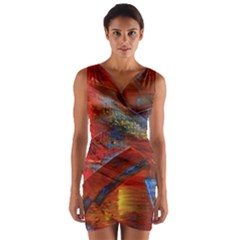 Electric Guitar Wrap Front Bodycon Dress by WILLBIRDWELL