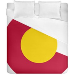 Colorado State Flag Symbol Duvet Cover Double Side (california King Size) by FlagGallery