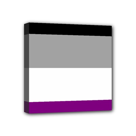 Asexual Pride Flag Lgbtq Mini Canvas 4  X 4  (stretched) by lgbtnation