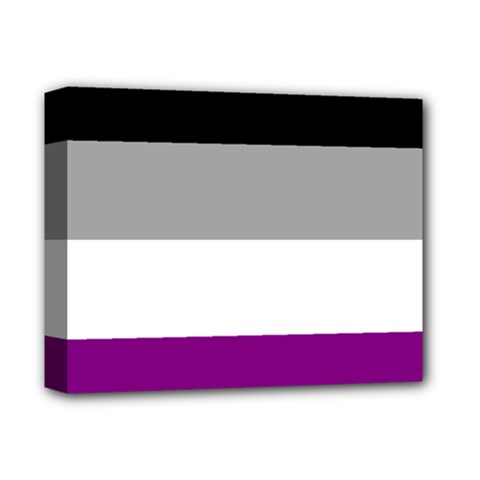 Asexual Pride Flag Lgbtq Deluxe Canvas 14  X 11  (stretched) by lgbtnation