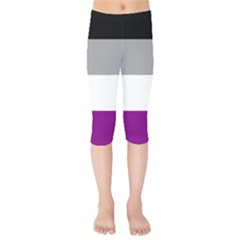 Asexual Pride Flag Lgbtq Kids  Capri Leggings  by lgbtnation