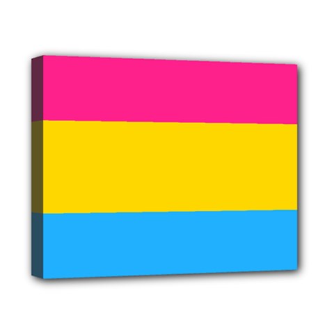 Pansexual Pride Flag Canvas 10  X 8  (stretched) by lgbtnation