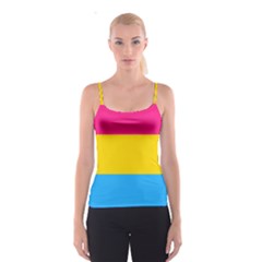 Pansexual Pride Flag Spaghetti Strap Top by lgbtnation