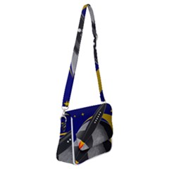 Science Fiction Sci Fi Sci Fi Logo Shoulder Bag With Back Zipper by Pakrebo