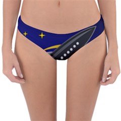 Science Fiction Sci Fi Sci Fi Logo Reversible Hipster Bikini Bottoms by Pakrebo