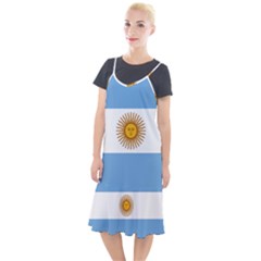 Argentina Flag Camis Fishtail Dress by FlagGallery