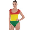 Bolivia Flag Short Sleeve Leotard  View1