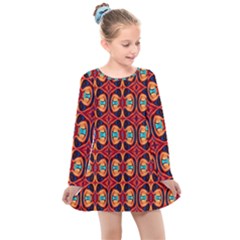 C 3 Kids  Long Sleeve Dress by ArtworkByPatrick