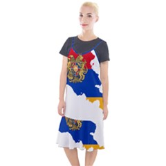 Borders Country Flag Geography Map Camis Fishtail Dress by Sapixe