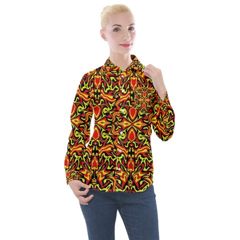 Rby 41 Women s Long Sleeve Pocket Shirt by ArtworkByPatrick