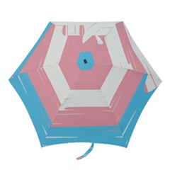 Trans Pride Mini Folding Umbrella by JadehawksAnD