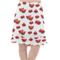 Summer Watermelon Pattern Fishtail Chiffon Skirt View1