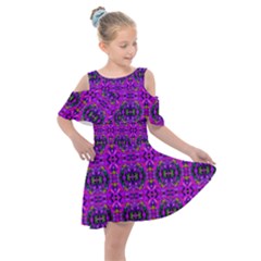 G 3 Kids  Shoulder Cutout Chiffon Dress by ArtworkByPatrick