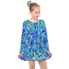 G 6 Kids  Long Sleeve Dress by ArtworkByPatrick