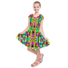 H 6 Kids  Short Sleeve Dress by ArtworkByPatrick