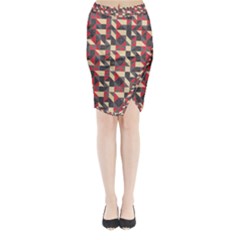 Pattern Textiles Midi Wrap Pencil Skirt by HermanTelo