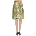 Fractal Abstract Artwork Flared Midi Skirt View2