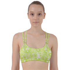 Background Green Star Line Them Up Sports Bra by HermanTelo