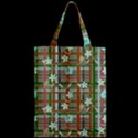 Textile Fabric Zipper Classic Tote Bag View2