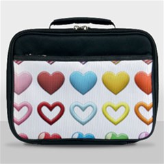 Puffy Hearts Heart Clipart Hearts Lunch Bag by Pakrebo