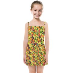 Background Pattern Structure Fruit Kids  Summer Sun Dress by Pakrebo