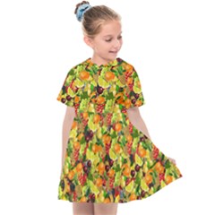 Background Pattern Structure Fruit Kids  Sailor Dress by Pakrebo