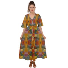 J 4 Kimono Sleeve Boho Dress by ArtworkByPatrick