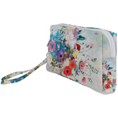 Floral Bouquet Wristlet Pouch Bag (small) by Sobalvarro