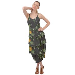 Pineapples Pattern Layered Bottom Dress by Sobalvarro