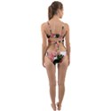 Roses Flowers Arrangement Garden Wrap Around Bikini Set View2