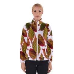 Leaves Autumn Fall Colorful Winter Jacket by Simbadda